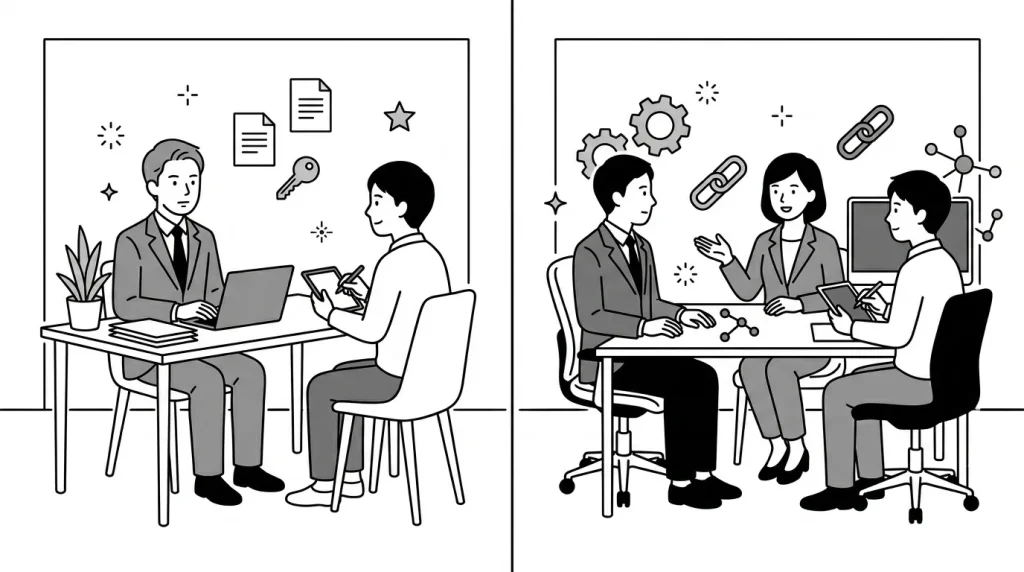 エンド案件か下請けか
