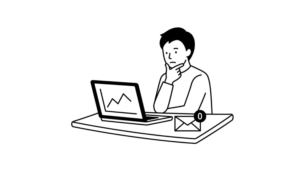 問い合わせ、なぜ増えない？