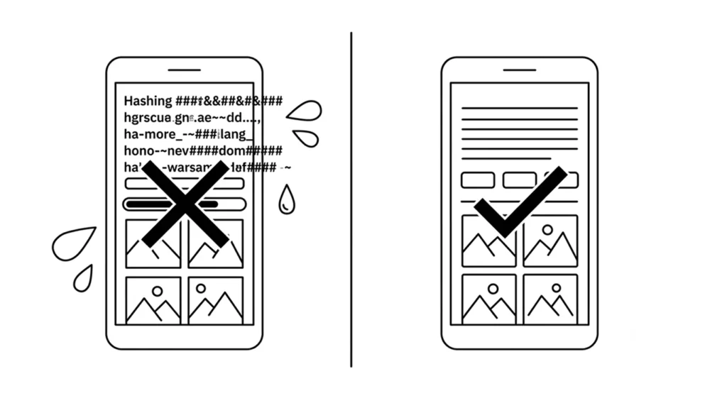 iPhoneで表示崩れ