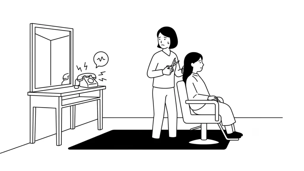 美容室の予約改善